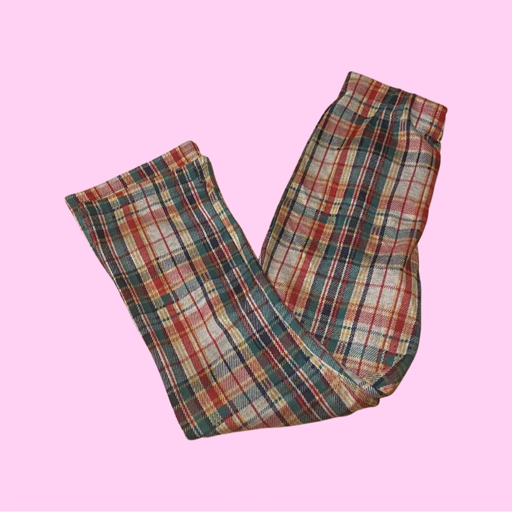 FREE PEOPLE PLAID PANTS